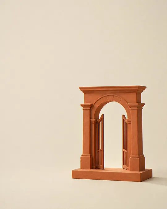 Terracotta poort